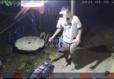 Terekam CCTV, Remaja Maling Burung Diringkus