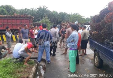 Sopir TBS Unjur Rasa Tolak Persentase Potongan dari PT KAS