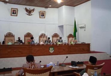 Bupati Sampaikan Nota Pengantar Penjelasan Raperda Sisa Perhitungan APBD 2020