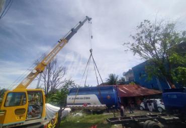 Nunggak Ratusan Juta, Mobil Tangki PT Era Perkasa Negeri Dieksekusi