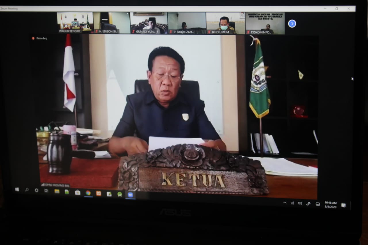 Ketua DPRD Provinsi Bengkulu, Ihsan Fajri