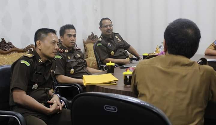 Kunjungan diterima langsung oleh Wakil Bupati dan Sekda Bengkulu Tengah.