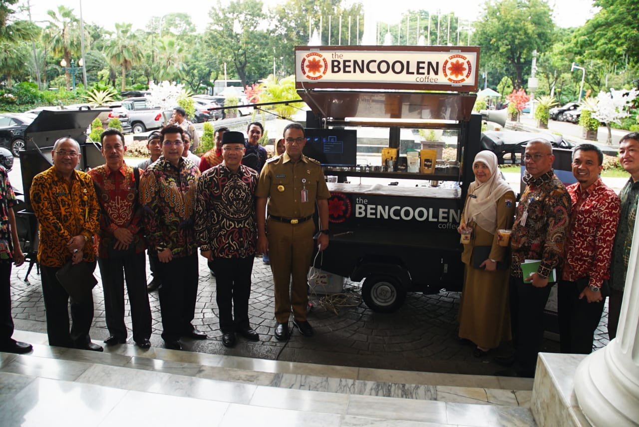 Kerjasama pemasaran kopi Bengkulu, Provinsi Bengkulu dengan Pemprov DKI Jakarta.