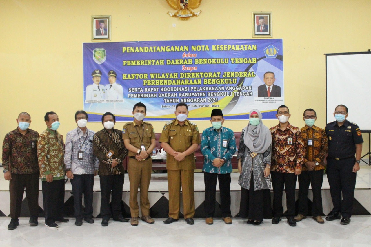 Pemkab Benteng Tanda Tangani MoU Pelaksanaan Anggaran 2021