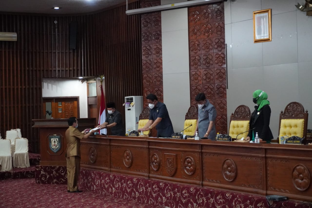 DPRD Provinsi Bengkulu Setujui Raperda Adaptasi Kebiasaan Baru