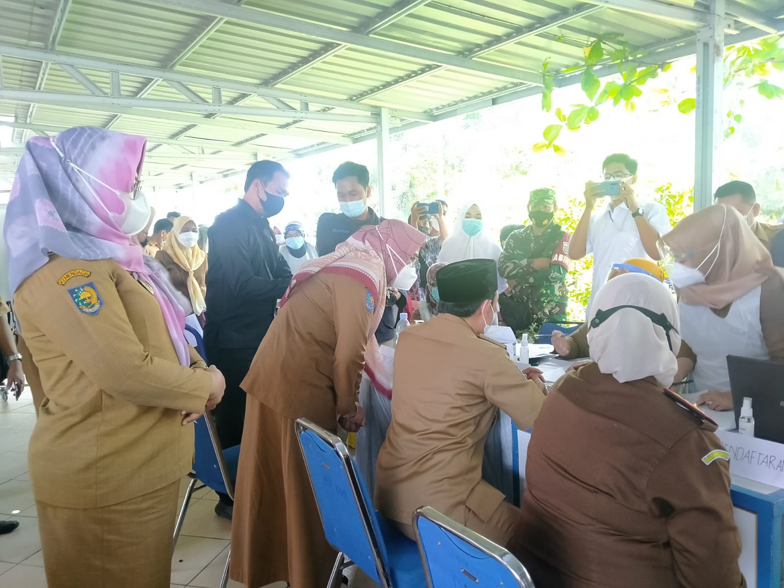 Vaksinasi Covid-19 Tahap II Kota Bengkulu