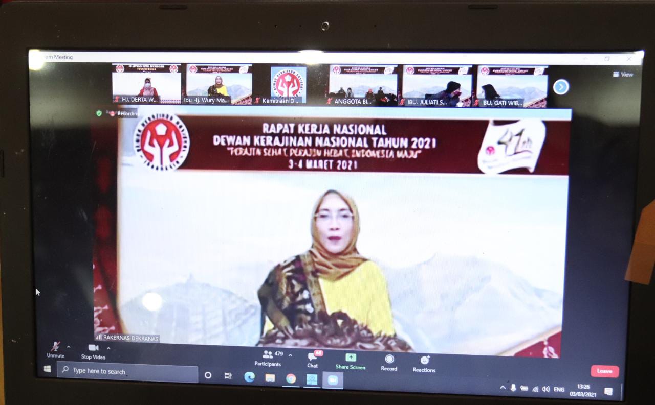 Ketua DEKRANASDA Pusat Wury Estu Handayani