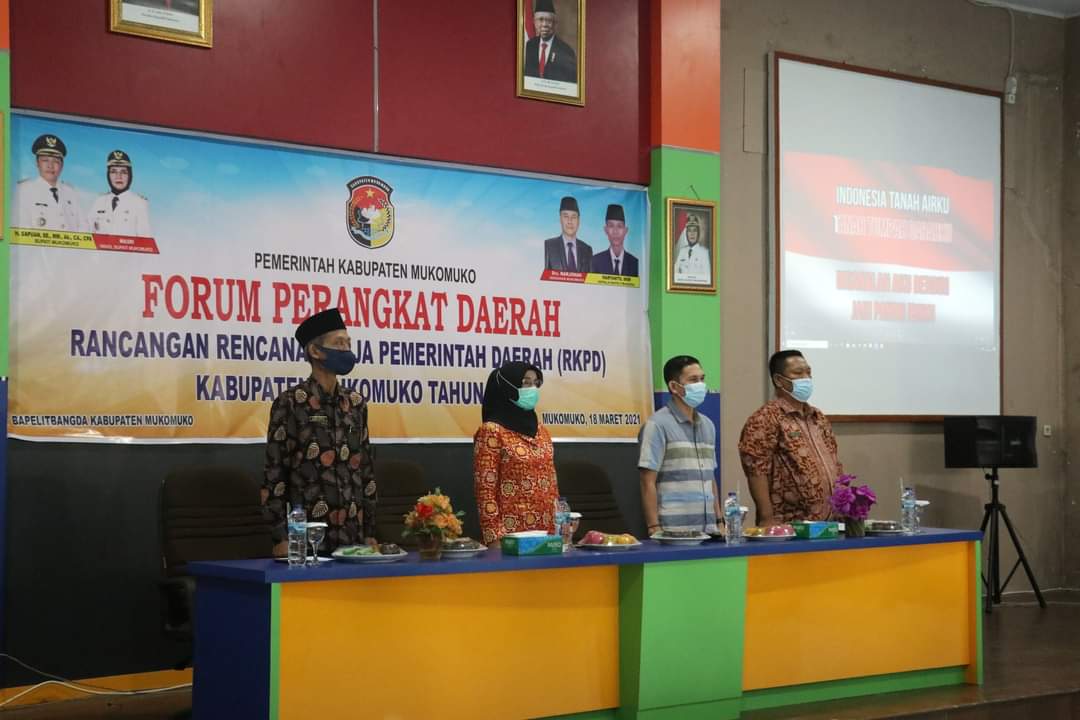 Wabup Wasri Buka Forum Penyusunan Rencana Kerja Pemerintah Daerah Mukomuko