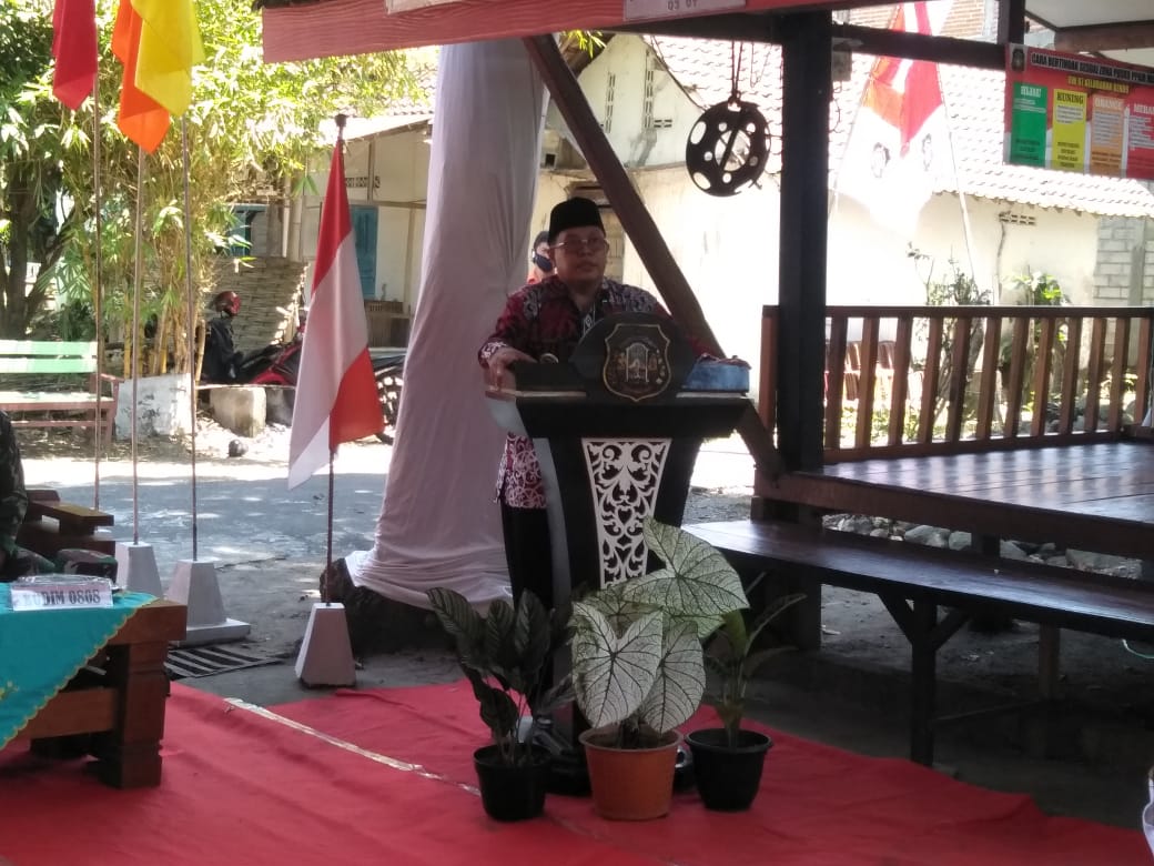 Wali Kota Blitar Melaksanskan Monitor PPKM Mikro Posko RW 07 jalan serayu Kelurahan Bendo