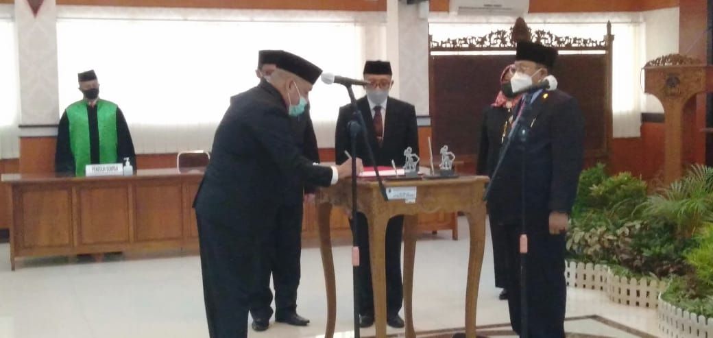 Walikota Blitar Lantik Kepala Bakorwil Malang jadi Penjabat Sekda