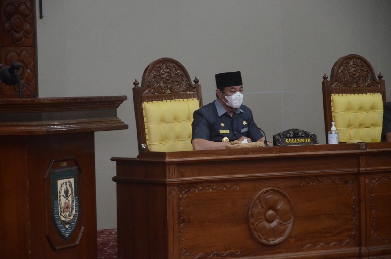 DPRD Provinsi Bengkulu Gelar Paripurna Laporan Pansus Raperda RTRW