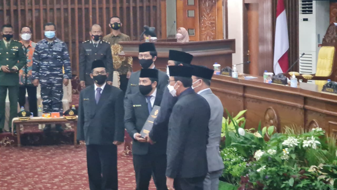 Penyerahan LHP BPK LKPD 2020, Provinsi Bengkulu Bawa Opini WTP