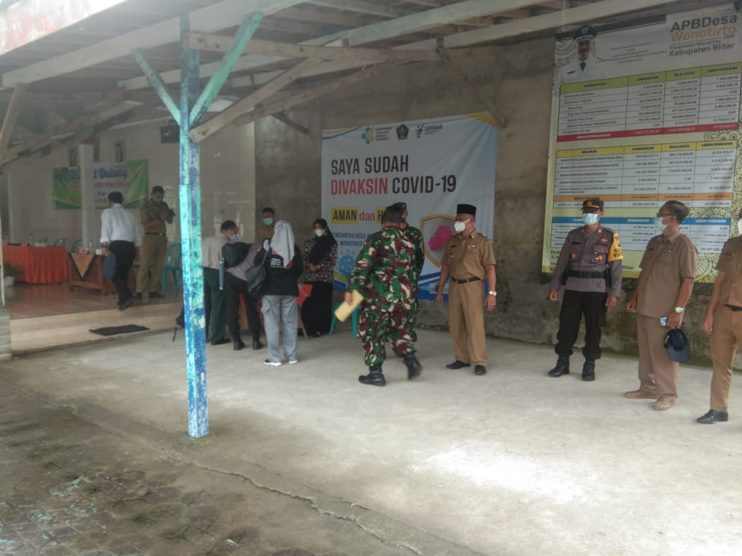 Peringati HUT Bhayangkara ke-75, Desa Wonotirto Blitar Ikuti Lomba Posko PPKM Skala Mikro