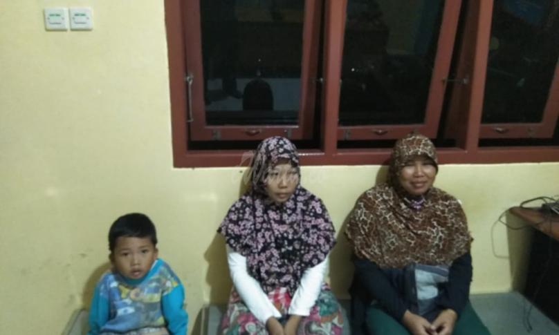 Pelapor saat menjalani pemeriksaan di Polres Seluma