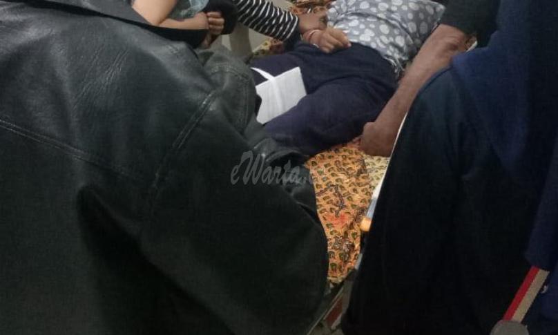 Korban (Chika) saat mendapatkan perawatan di RS. M. Yunus Bengkulu