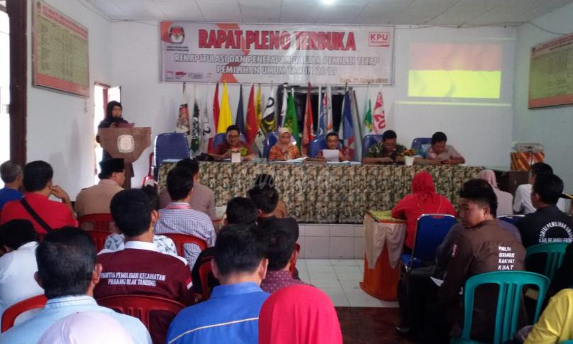 Pleno Terbuka penetapan DPT