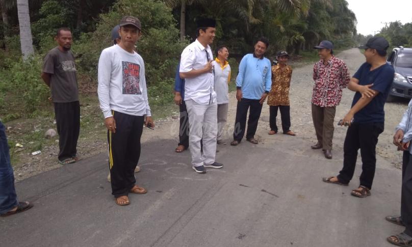 Ketua Komisi 3 DPRD Propinsi Bengkulu (Jhonaidi SP) meninjau langsung Titik nol