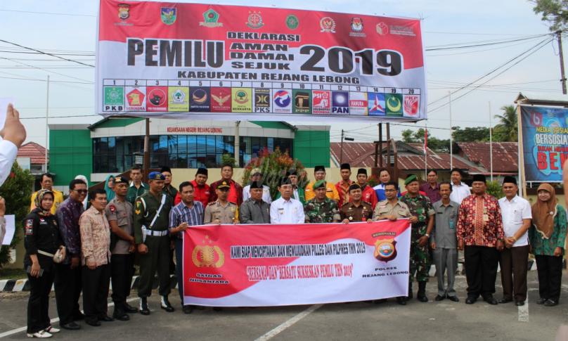Deklarasi Pemilu Damai Kabupaten Rejang Lebong