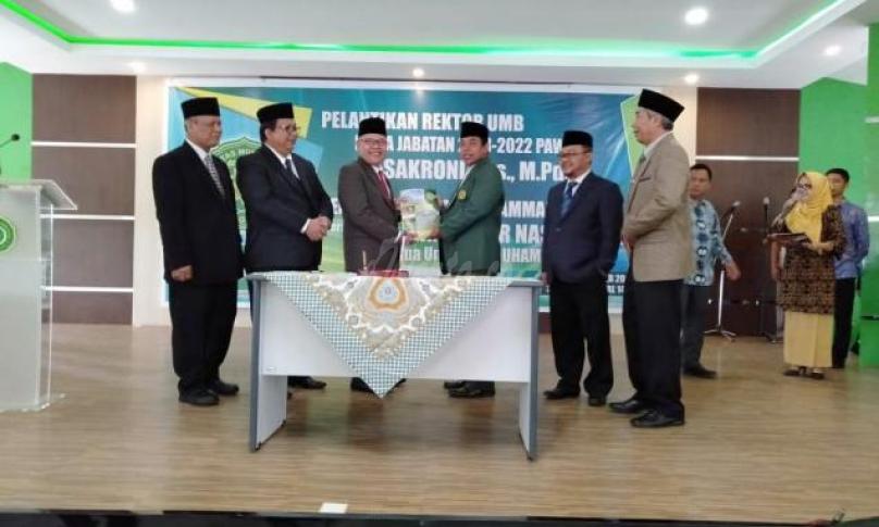 Pelantikan Rektor UMB periode 2018-2022