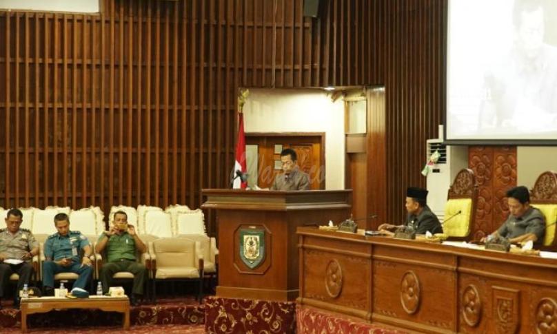 Paripurna laporan Pansus dan hasil pembahasan 2 Raperda