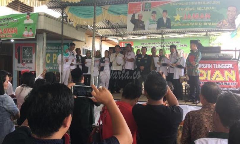 Jaman Deklarasikan dukungan dan siap menangkan Jokowi- Amin