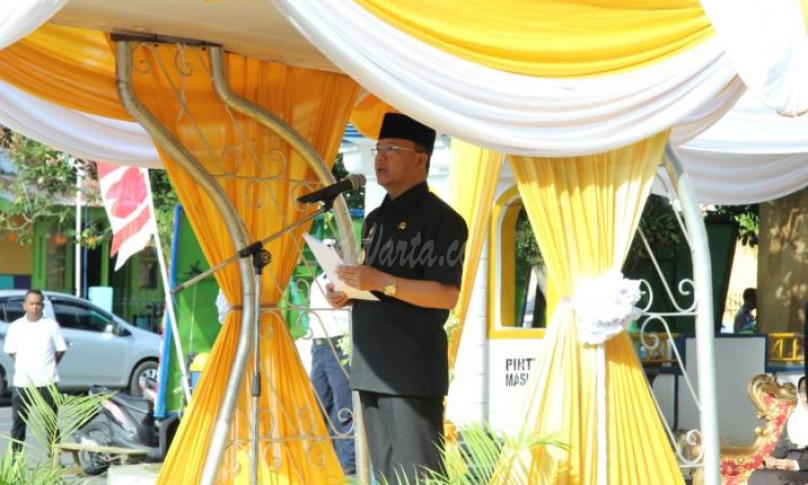 Plt Gubernur Bengkulu (Rohidin Mersyah) Irup Upacara HUT PUPR Ke-73