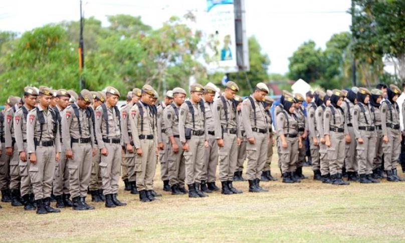 Puluhan Anggota Satpol PP kontrak, dirumahkan