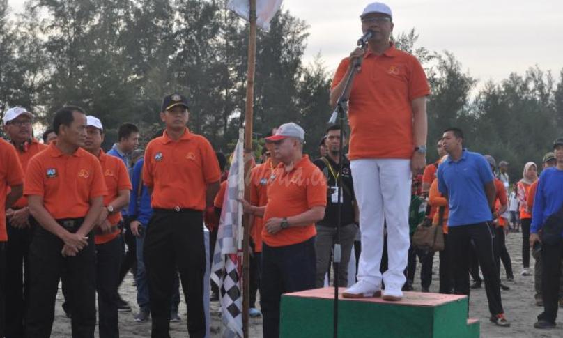 Gubernur Bengkulu Haji Rohidin Mersyah saat memberikan sambutan