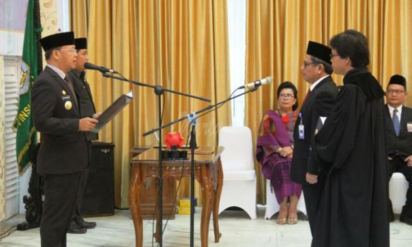 Pelantikan Kepala BPKP Perwakilan Bengkulu