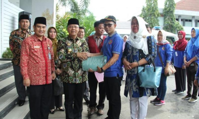 Gubernur Bengkulu lepas tim tenaga kesehatan (PPNI) ke Lampung Selatan