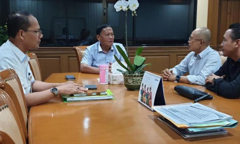 Plt Bupati Bengkulu Selatan diterima langsung di Kementan RI