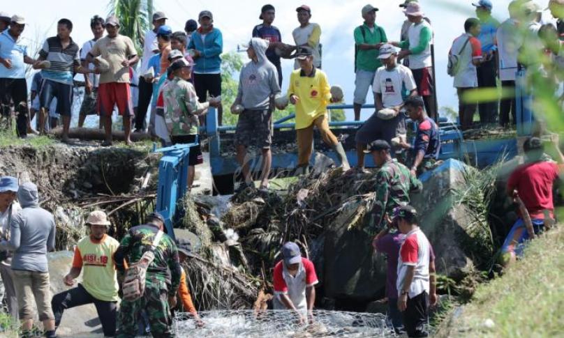 Pemasangan bronjong