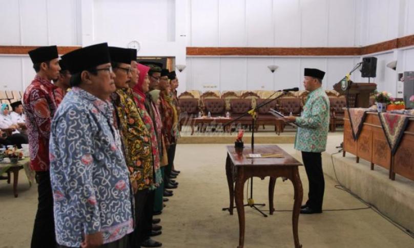 Gubernur Bengkulu (H Rohidin Mersyah) kukuhkan DRD Provinsi Bengkulu