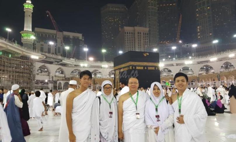 Gubernur Bengkulu bersama keluarga di Tanah Suci, Mekkah