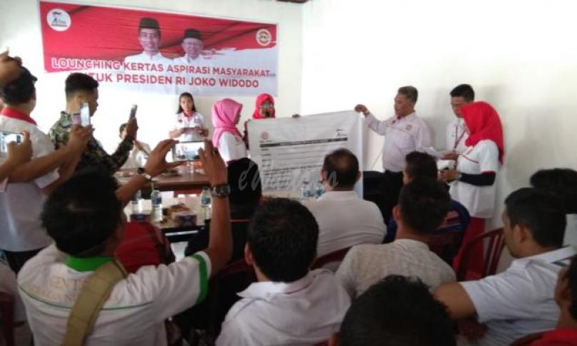 Launching kertas aspirasi untuk Jokowi