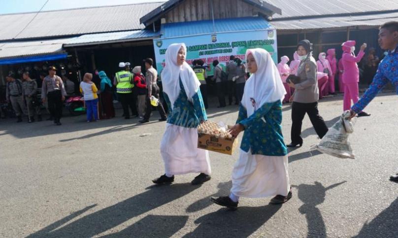 Peringati HPSN, Pemkab Bengkulu Selatan gelar kerja bhakti bersama TNI, POLRI, ASN dan Pelajar
