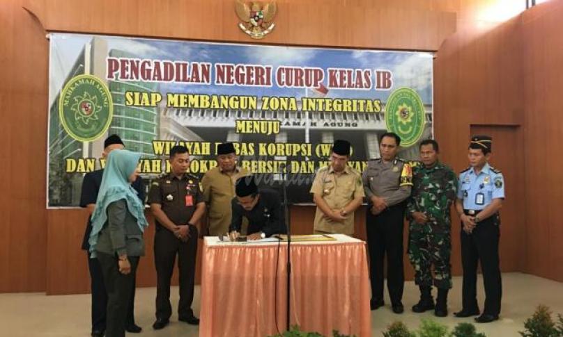 Ikrar janji ASN Rejang Lebong di Pengadilan Negeri Curup