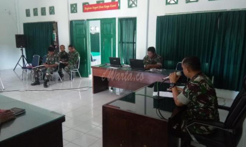 Rakor persiapan penyambutan Jendral bintang dua TNI AD ke lokasi TMMD Seluma