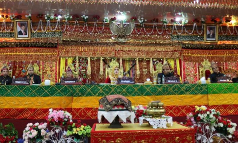 Paripurna Istimewa di pimpin langsung oleh Ketua DPRD Kota Bengkulu Baidari Citra Dewi