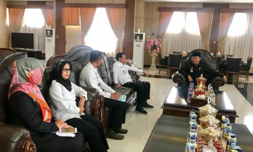 Gubernur Bengkulu terima audensi Kepala BNN Provinsi Bengkulu di ruang kerjanya