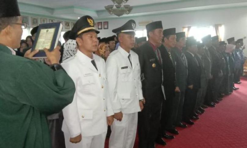 Ratusan pejabat Rejang Lebong dilantik 