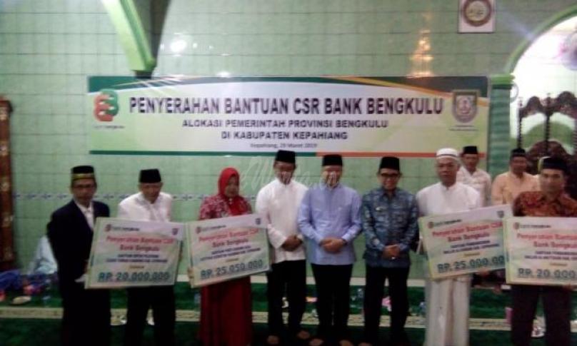 Bank Bengkulu Salurkan CSR ke Kabupaten Kepahiang