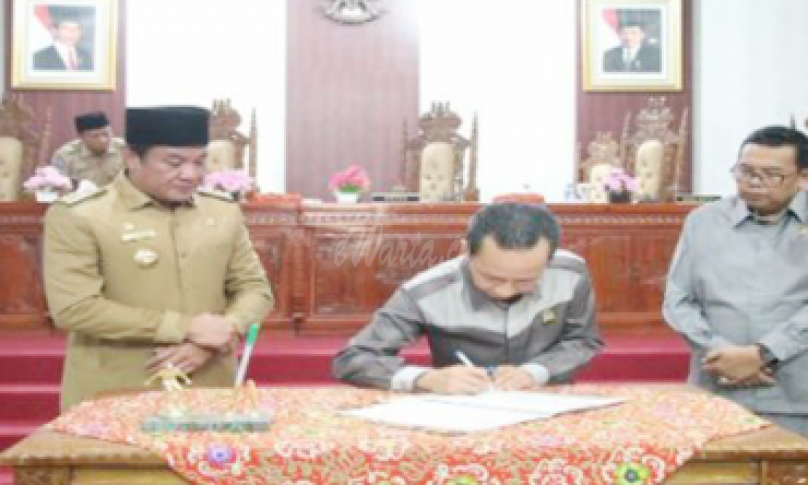 Paripurna penyampaian nota pengantar LKPJ Bupati tahun 2018