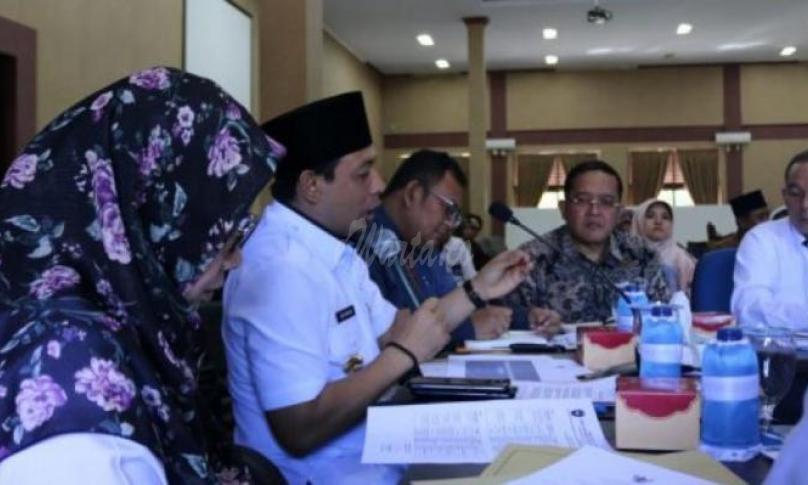 Wakil Walikota Bengkulu Dedy Wahyudi rakor bersama TPID Kota Bengkulu