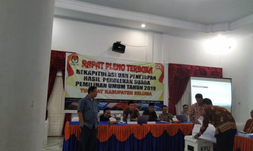 Rapat Pleno KPU Kabupaten Seluma