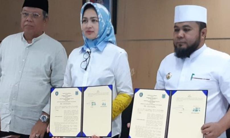 Kesepakatan kerjasama MoU Kota Bengkulu dengan Tangerang Selatan
