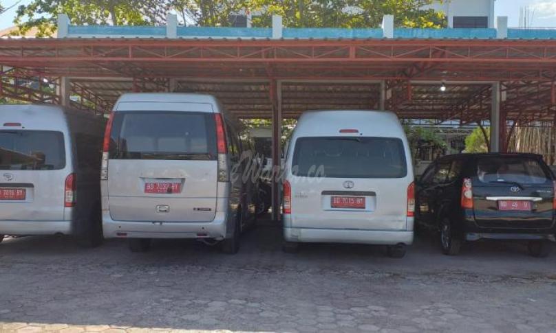 Kendaraan dinas pejabat Bengkulu Selatan