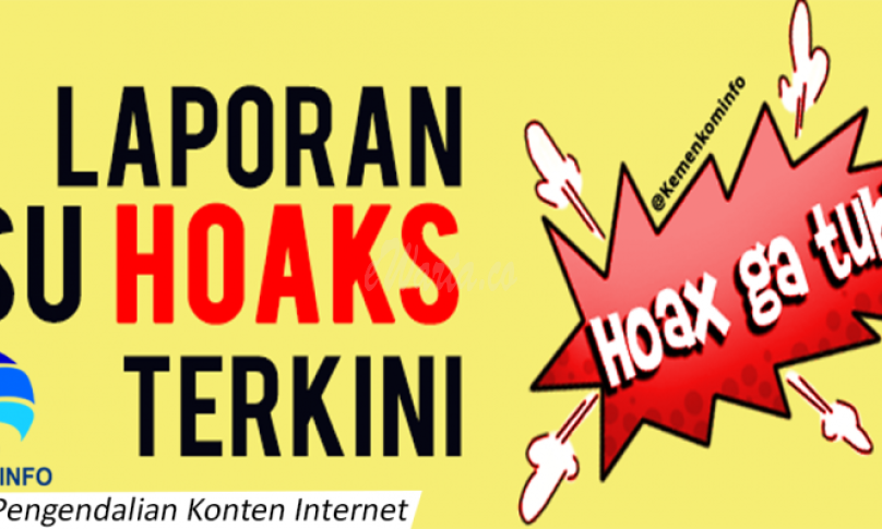 Laporan isu hoaks di Kemenkominfo RI