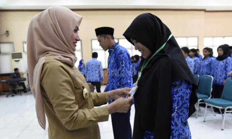 Bupati Luwu Utara membuka Latihan Dasar 74 CPNS