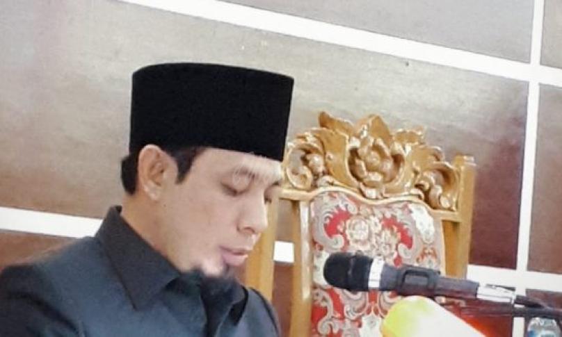 Wakil Walikota Bengkulu (Dedy Wahyudi, MM) sampaikan Nota Pengantar Raperda tentang Pertanggung jawaban Pelaksanaan APBD tahun 2018